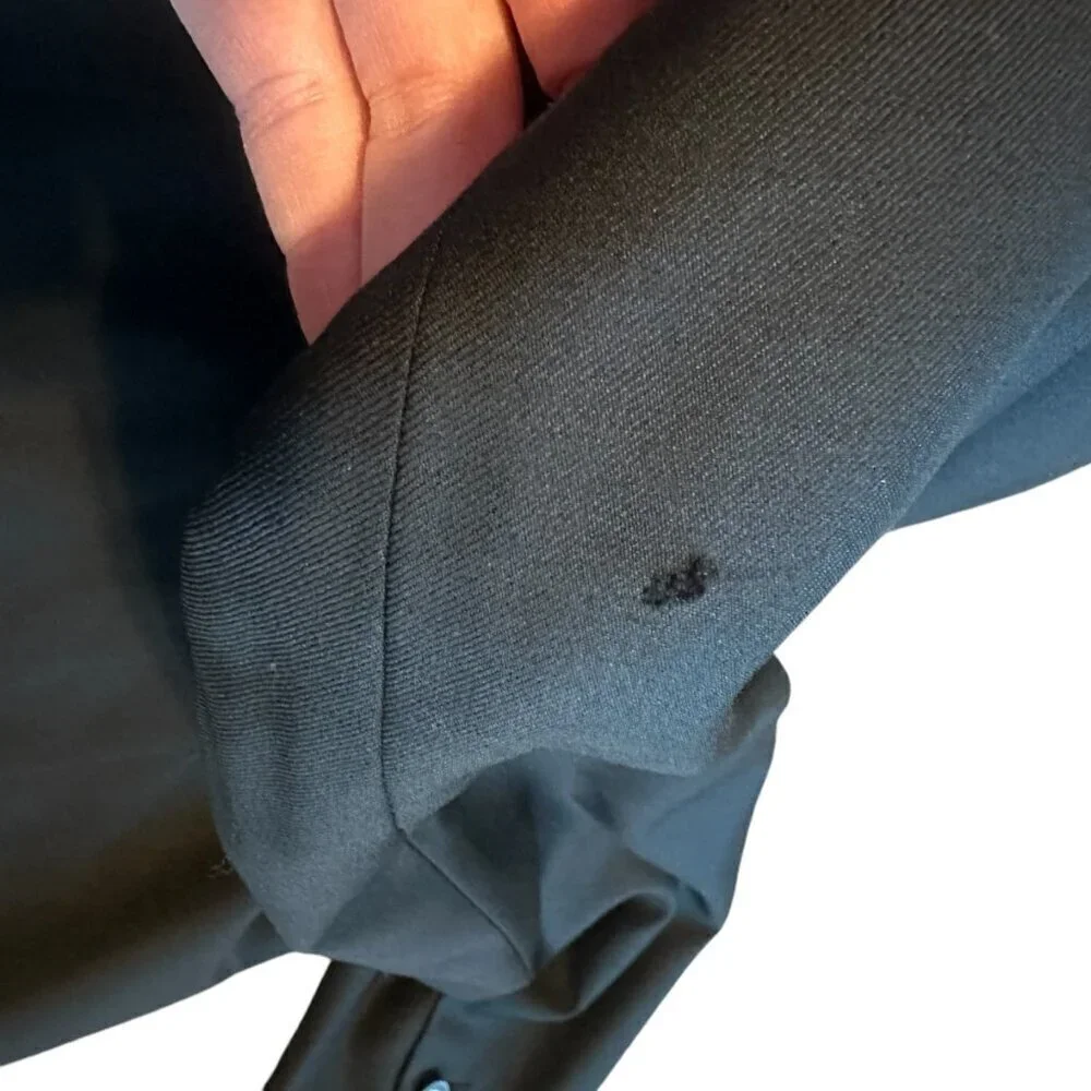 Ermenegildo Zegna Black Button-Down Blazer Jacket Sport Coat Classic Size 44R